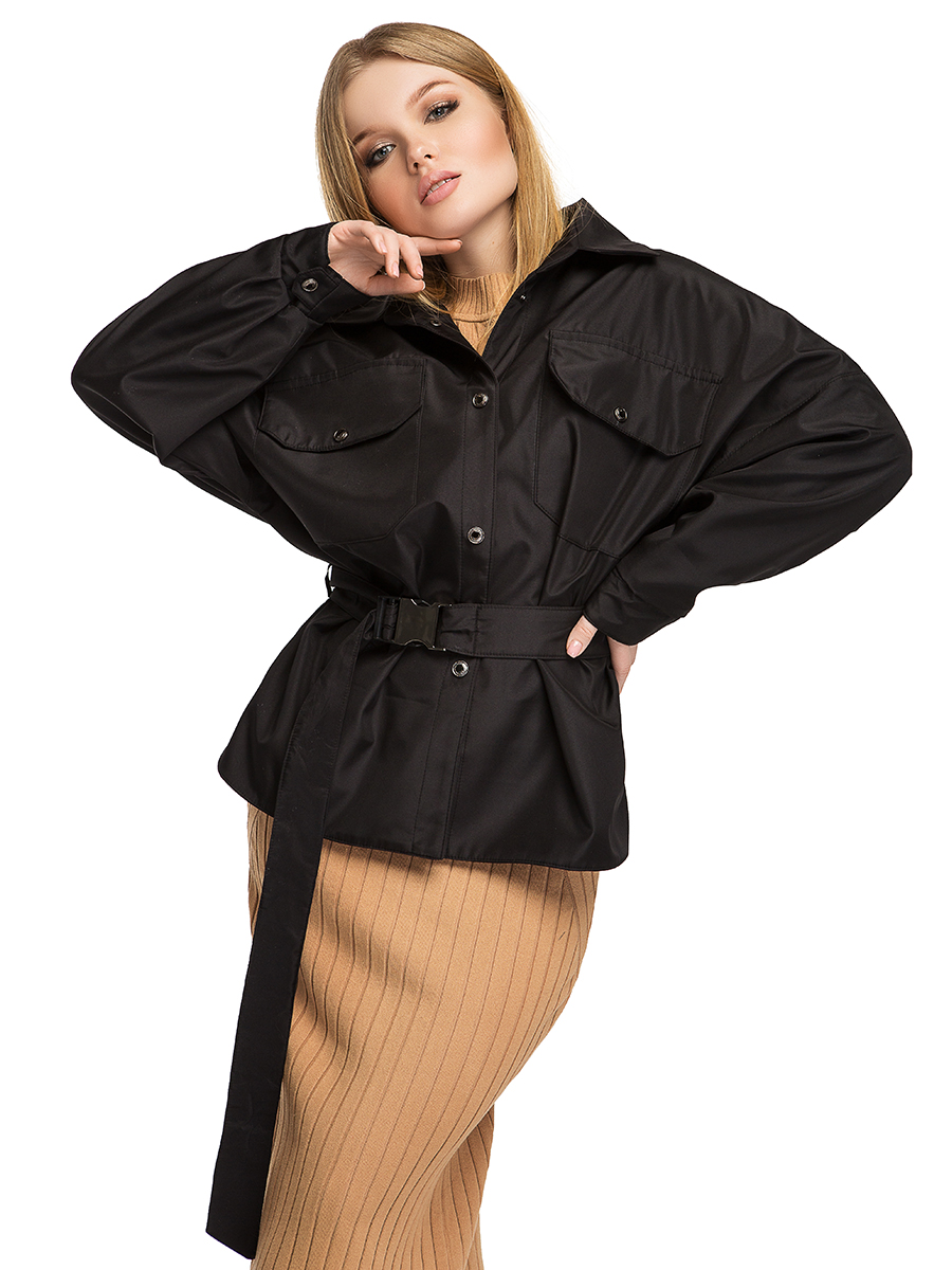 

Fashions • Тонкая ветровка-рубашка Паула Fashions  черный (7411, Fashions • Тонкая ветровка-рубашка Паула Fashions 42-46 черный (7411)