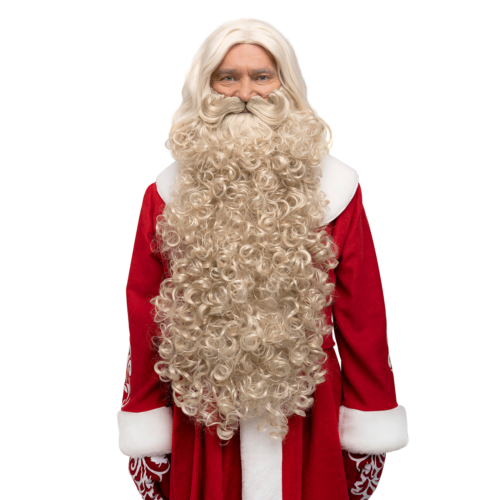

Борода Снежная Блонд Santa Store 80см 00220