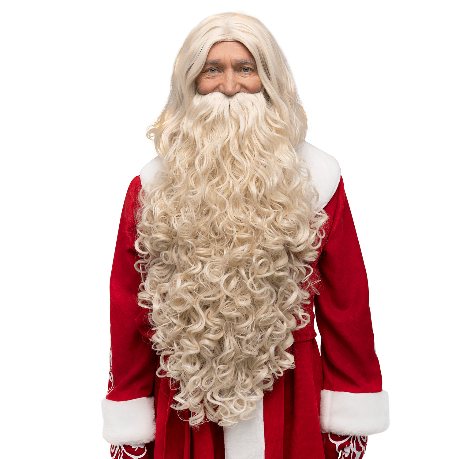 Дед Мороз с длинной бородой