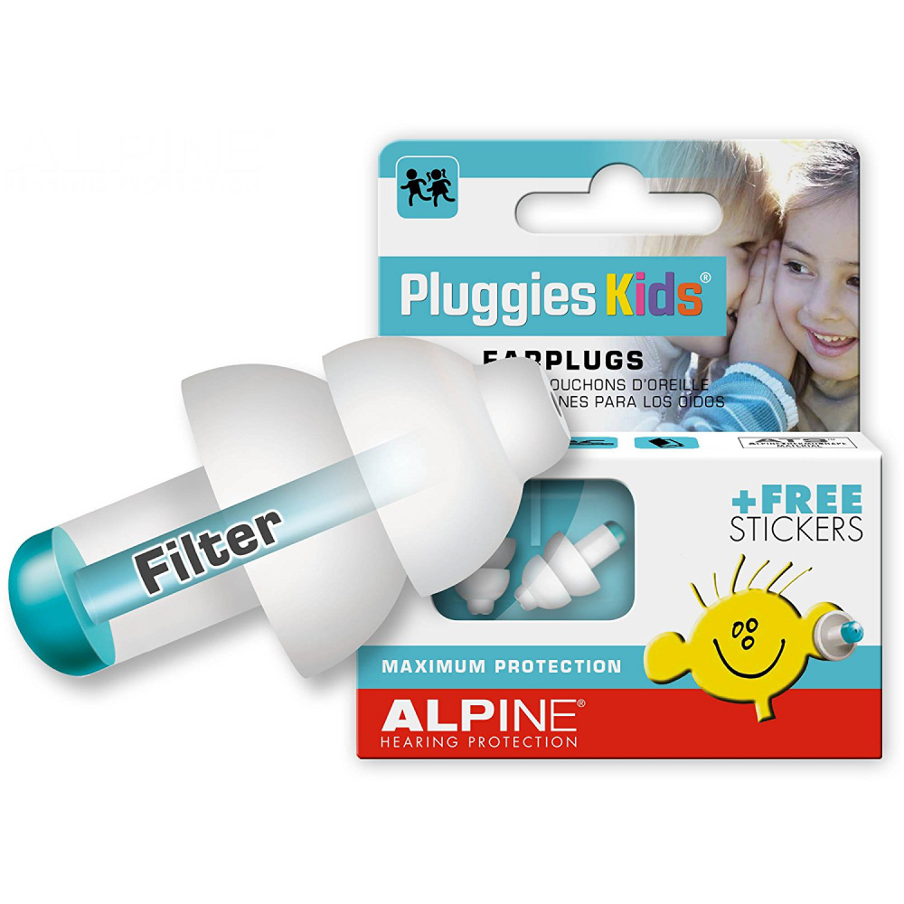 

Беруши для детей Alpine Pluggies Kids + универсальные Venitex (120070)