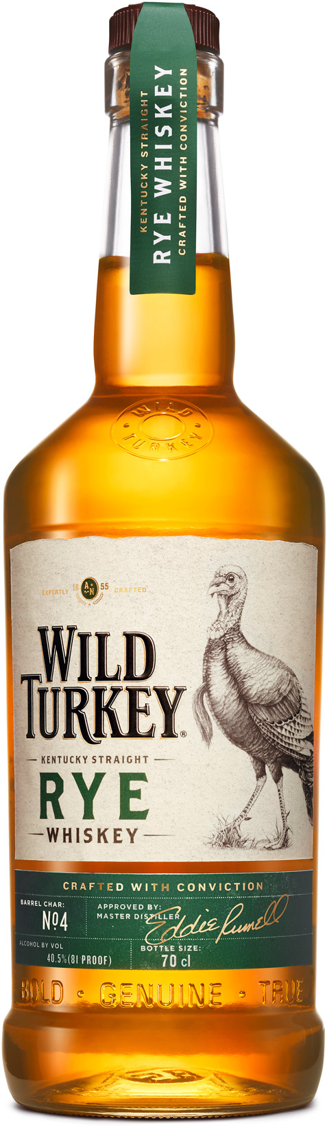 Бурбон Wild Turkey Kentucky Straight Rye от 4 лет выдержки 0.7 л