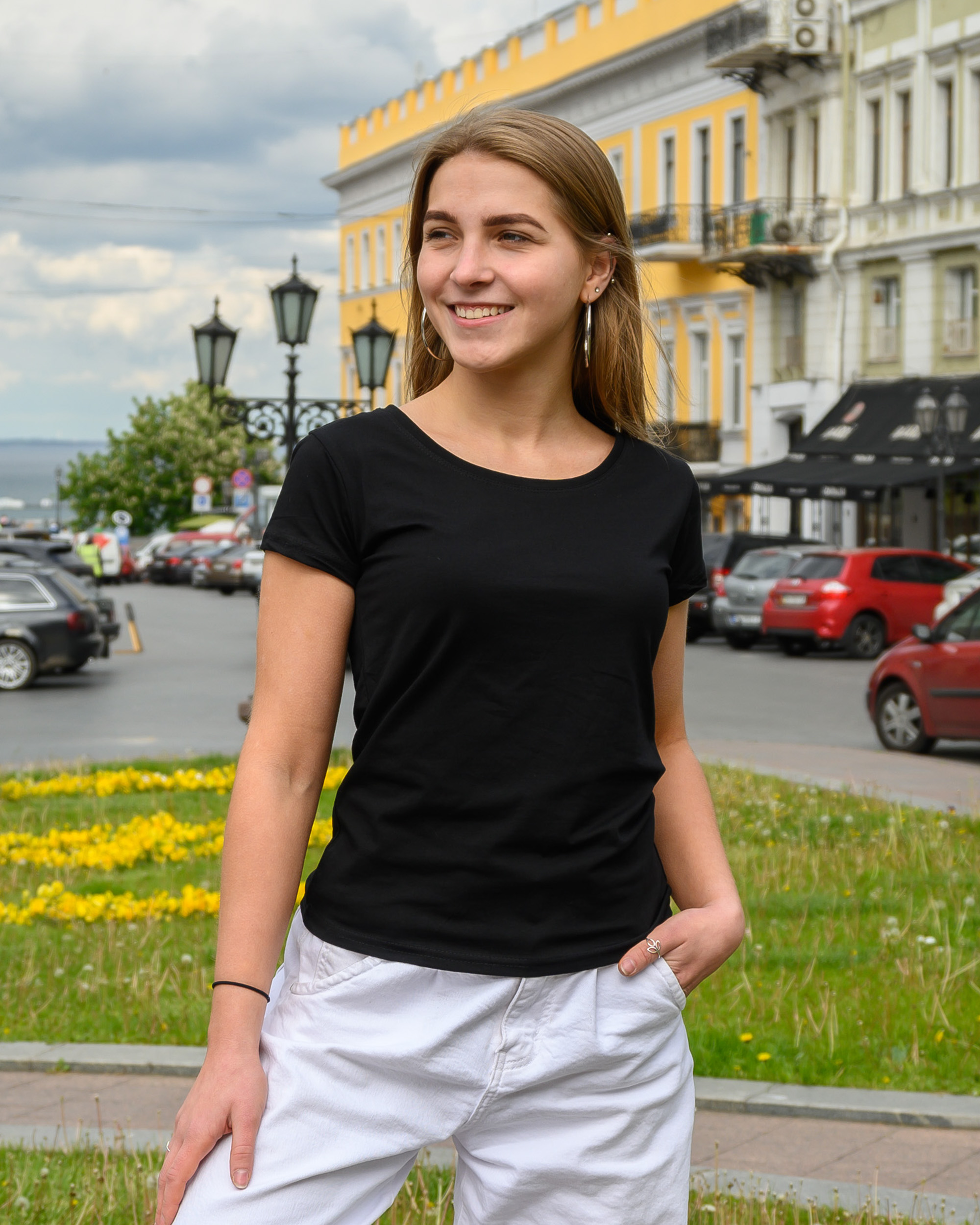 

Футболка базовая Just Style Черный, Футболка базовая Just Style Черный 40-46