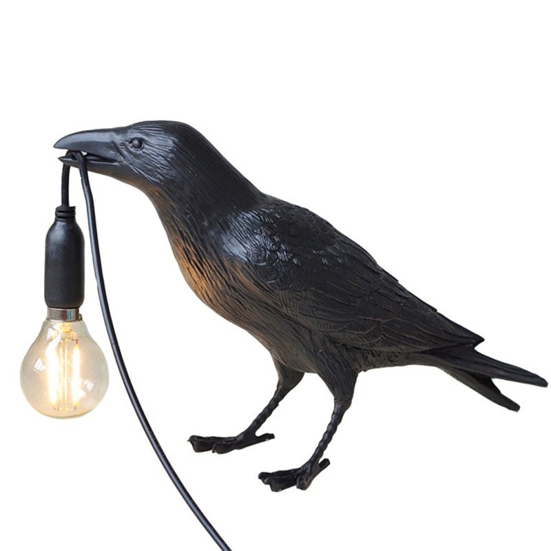 

Настольная светодиодная лампа Black happy bird