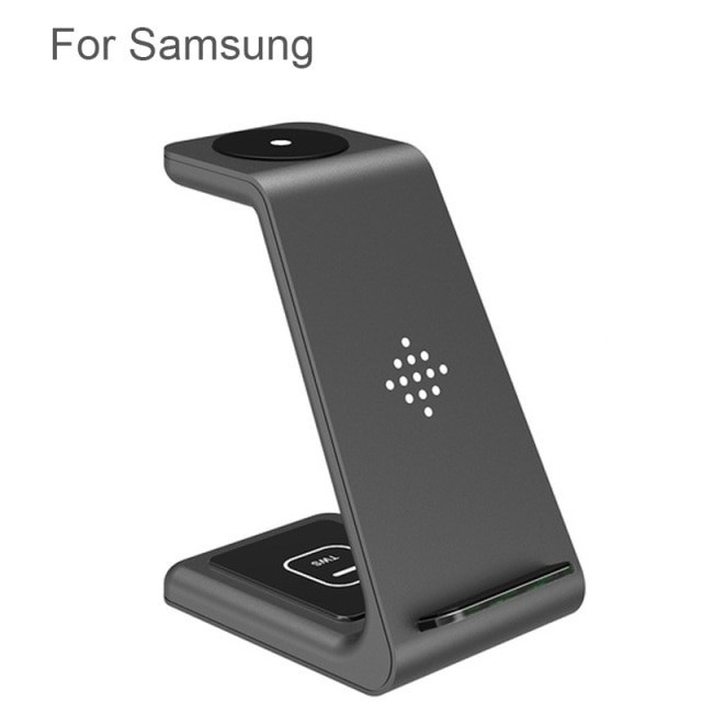 

Беспроводное зарядное устройство 3 в 1 Qi 15 ВтQi 15 Вт для Samsung S20 Ultra / S20 / Note 10 / S10 / S10 Plus / S9 / S8