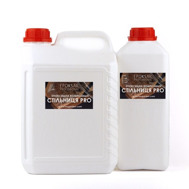 

Прозрачная эпоксидная смола "Столешница PRO" Epoksar, 9 кг (80800056)