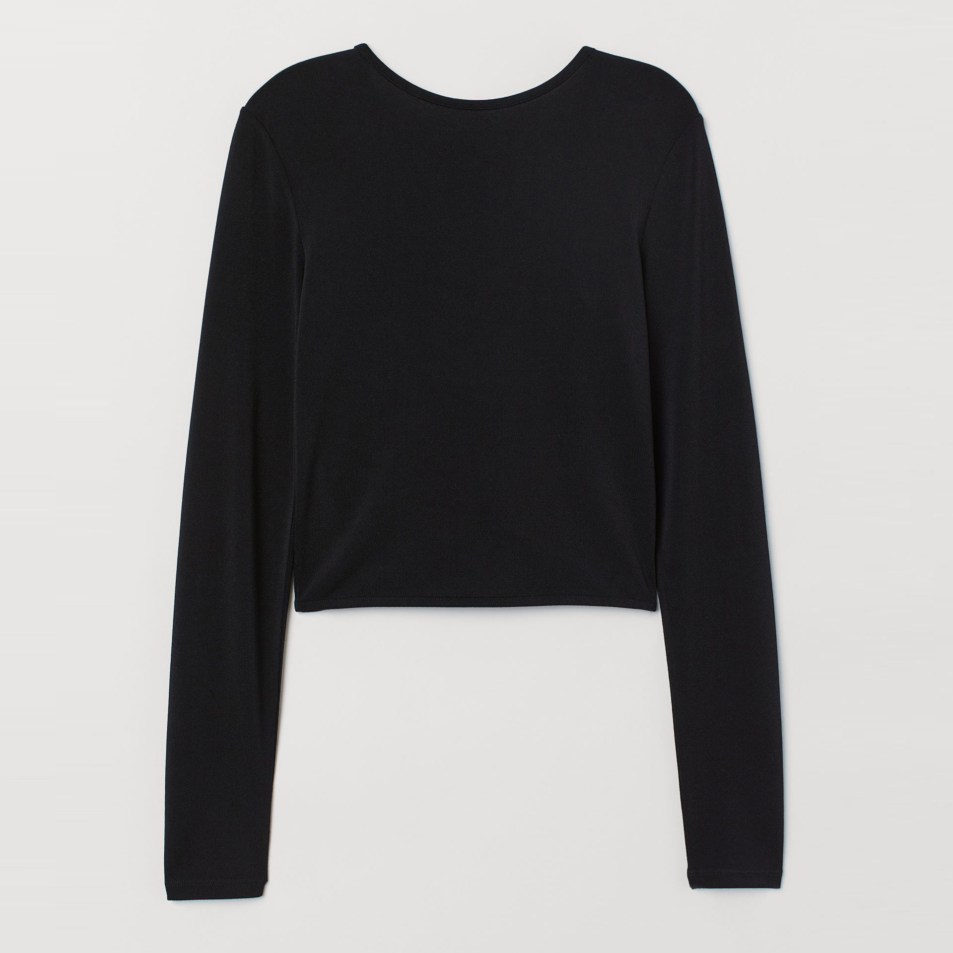 

Лонгслив H&M 7459894 S Черный