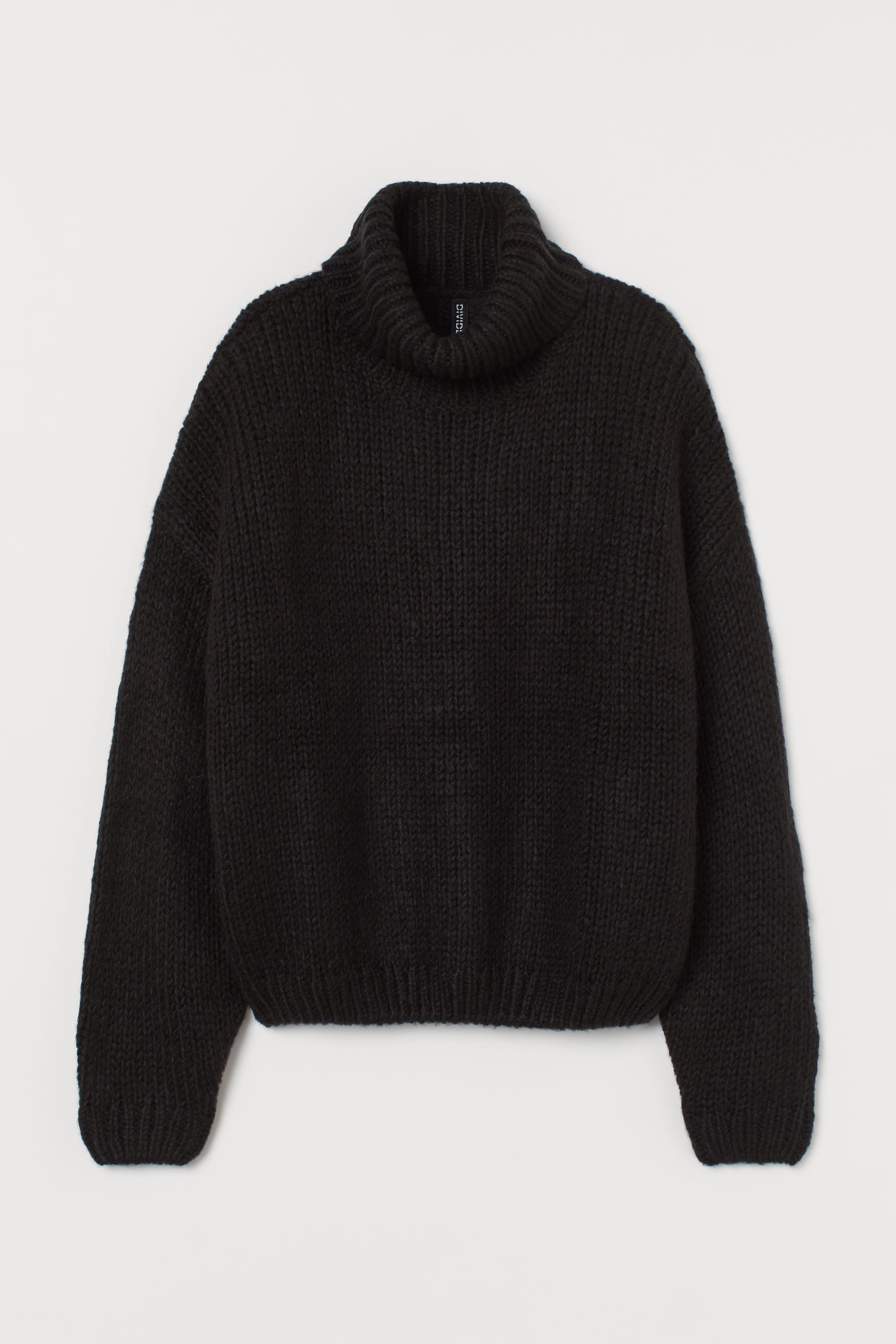 

Свитер H&M S черный 5088422452