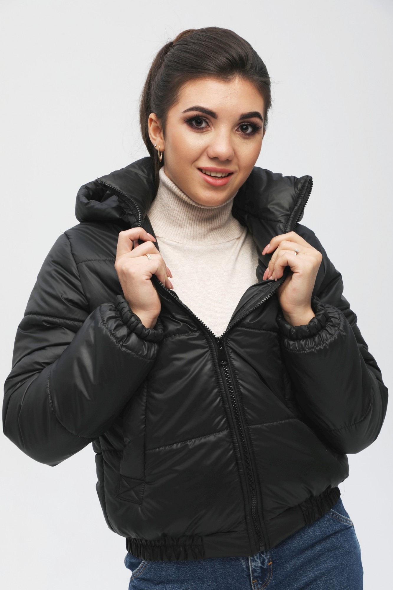 

Куртка Exclusive moda М-072  Черный, Куртка Exclusive moda М-072 48 Черный