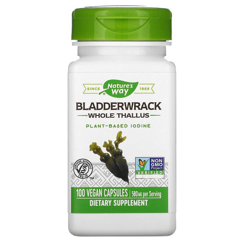 

Nature's Way Bladderwrack 580 mg 100 капсул (4384303791)
