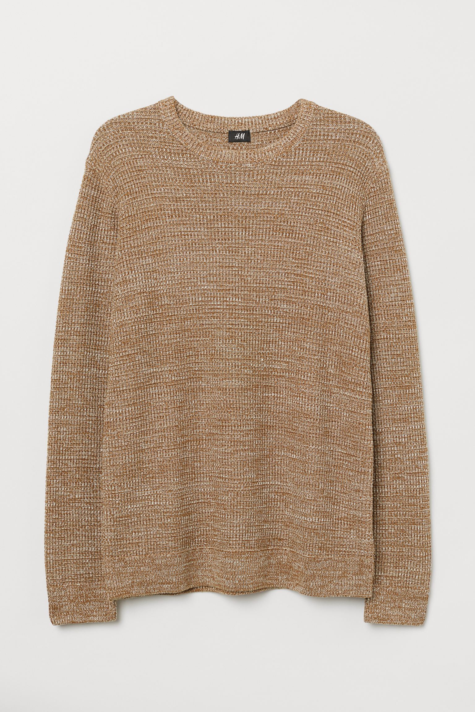 

Джемпер H&M XS бежевый меланж 14095870268