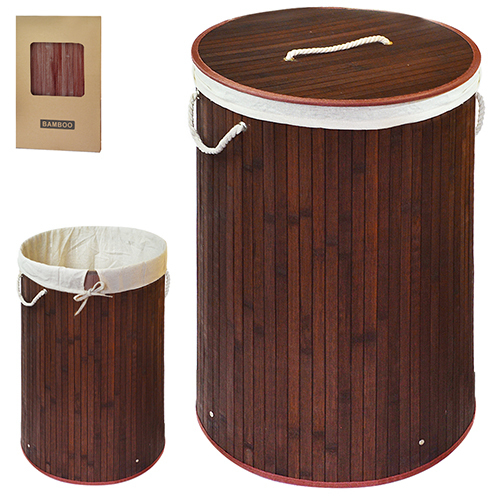 

Корзина для белья STN Bamboo 40 х 60 см Dark Wood