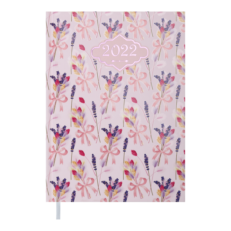 

Дневник датированный Buromax Blossom 2022 A5 336 страниц розово-фиолетовый (BM.2136-10)
