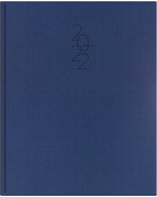 

Еженедельник датированный Brunnen Бюро Tweed 2022 А4 152 страницы синий (73-761 32 302)