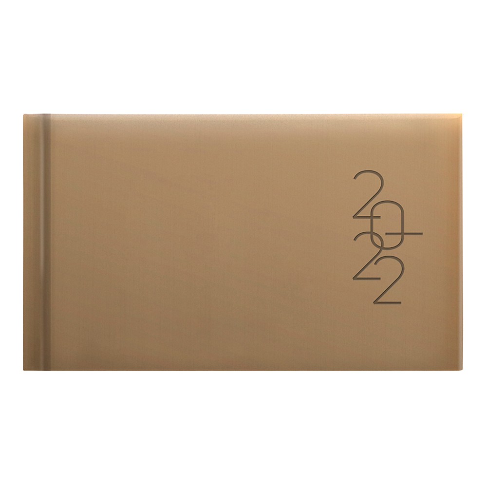 

Еженедельник датированный Brunnen Графо 2022 А6 144 страницы золотой (73-755 68 912)