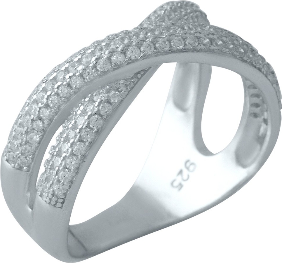

Серебряное кольцо SilverBreeze с фианитами 2001409 16 размер, 16 размер