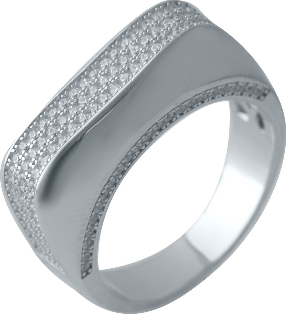 

Серебряное кольцо SilverBreeze с фианитами 2031482 18 размер, 18 размер