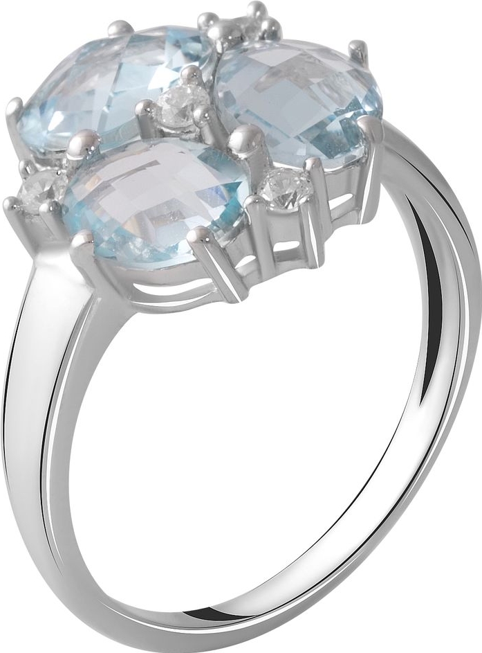 

Серебряное кольцо SilverBreeze с натуральным топазом 4.13ct 2049739 17 размер, 17 размер