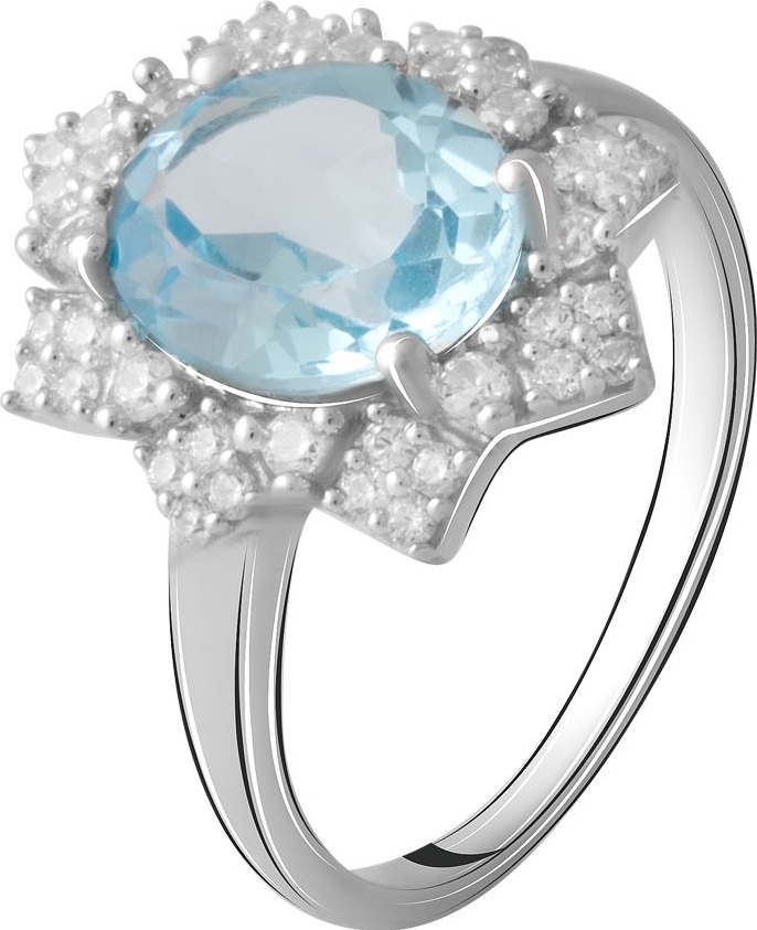 

Серебряное кольцо SilverBreeze с натуральным топазом 2.621ct 2065364 17.5 размер, 17.5 размер