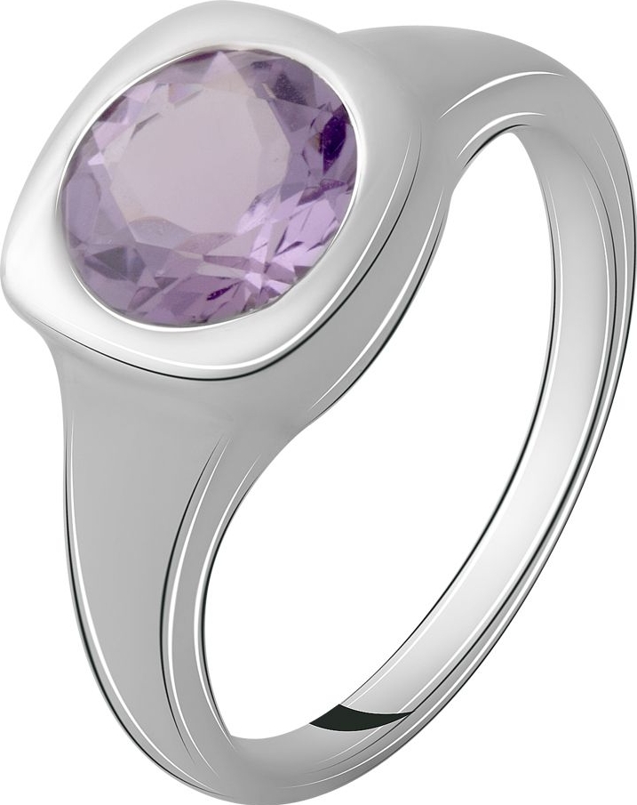 

Серебряное кольцо SilverBreeze с натуральным аметистом 1.653ct 2065746 16.5 размер, 16.5 размер