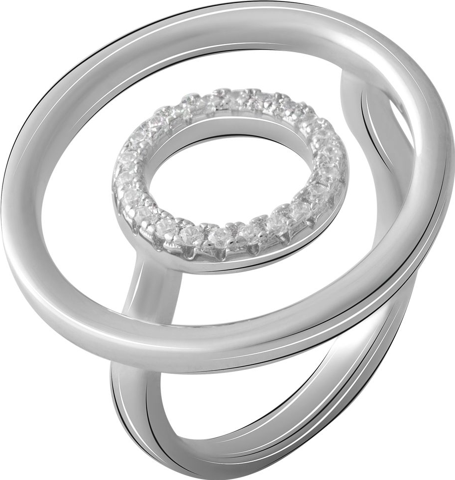 

Серебряное кольцо SilverBreeze с фианитами 2066491 19 размер, 19 размер