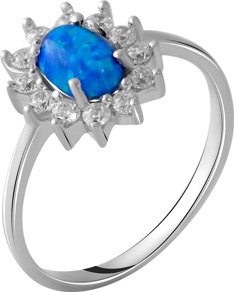 

Серебряное кольцо SilverBreeze с опалом 1.143ct 2045069 18.5 размер, 18.5 размер