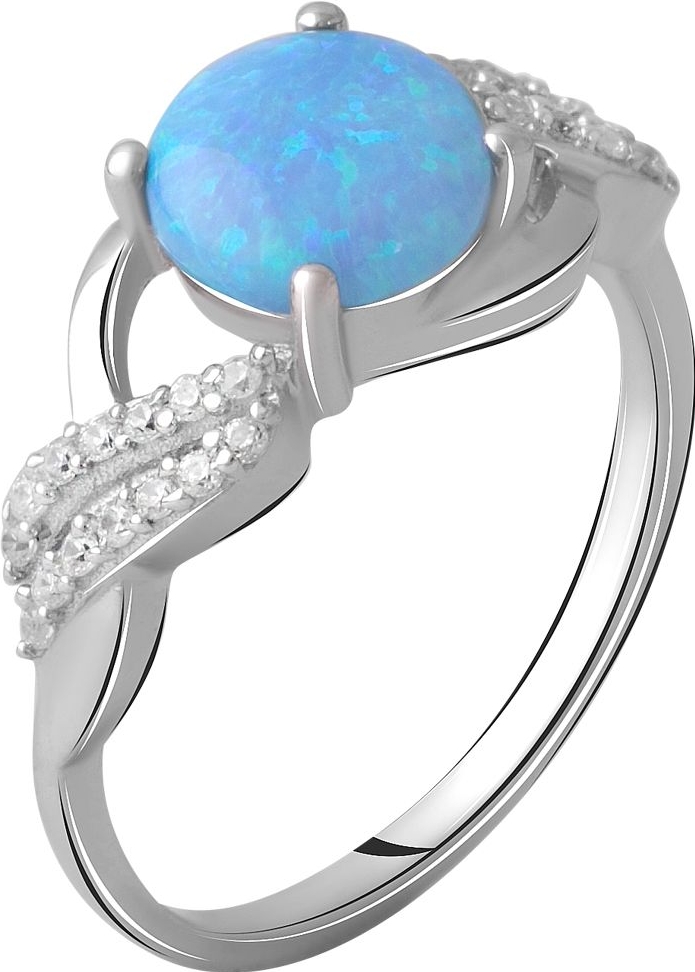 

Серебряное кольцо SilverBreeze с опалом 1.096ct 2061021 17 размер, 17 размер