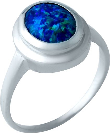 

Серебряное кольцо SilverBreeze с опалом 1.1ct 1921579 17.5 размер, 17.5 размер