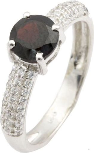 

Серебряное кольцо SilverBreeze с натуральным гранатом 0477954 17.5 размер, 17.5 размер