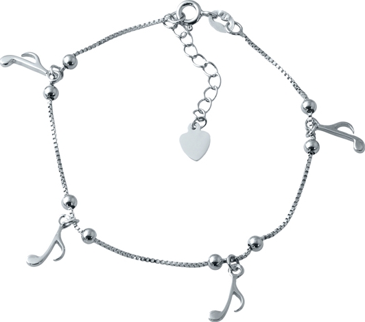 

Серебряный браслет на ногу SilverBreeze без камней 1927557 2326 размер, 23-26см размер