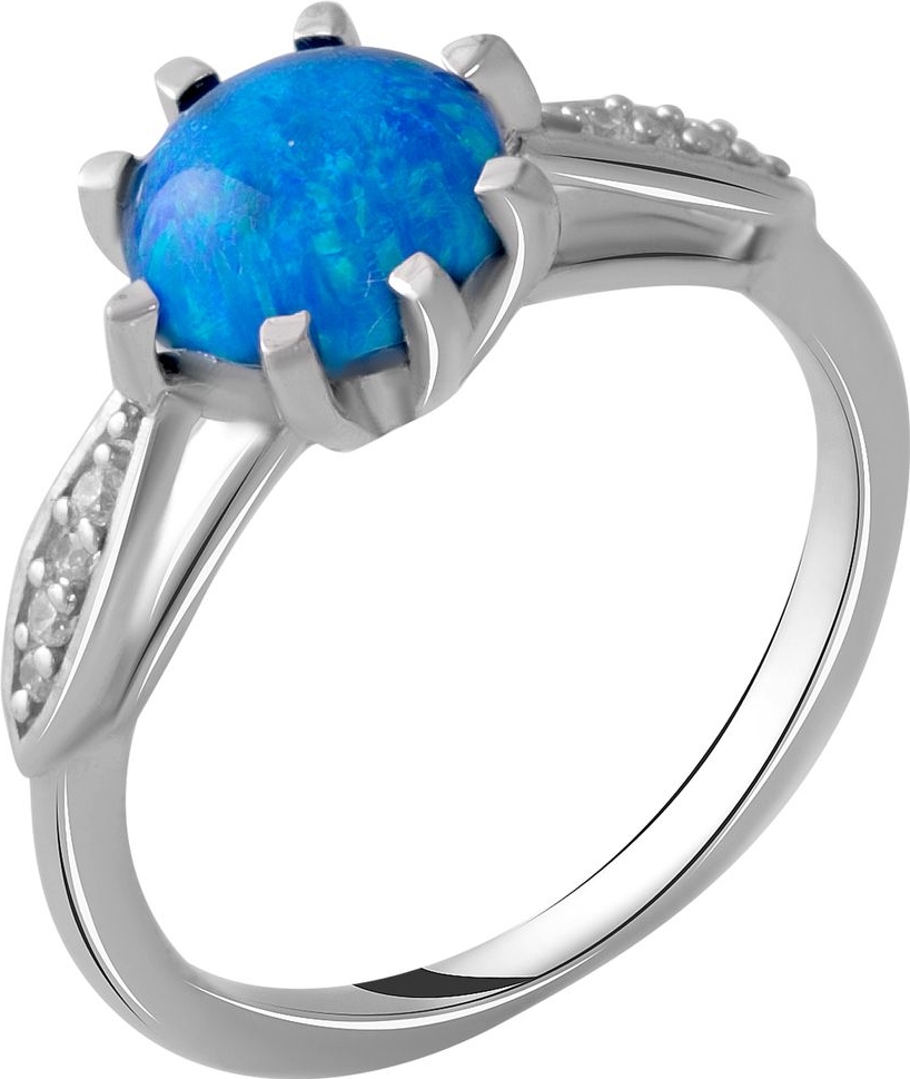 

Серебряное кольцо SilverBreeze с опалом 1.009ct 2050612 17 размер, 17 размер