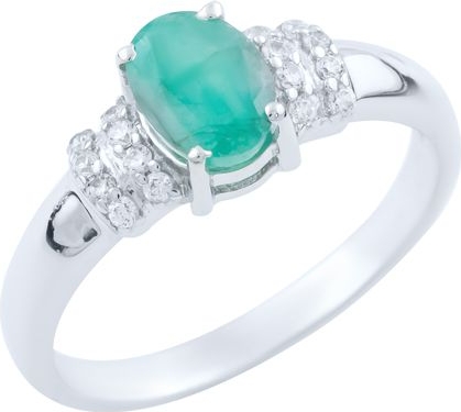 

Серебряное кольцо SilverBreeze с натуральным изумрудом 0.971ct 1663806 17.5 размер, 17.5 размер