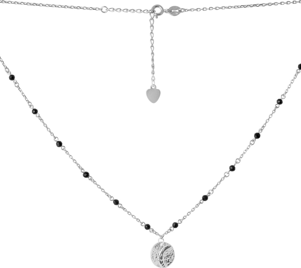 

Серебряное колье SilverBreeze с натуральным шпинелью 2068150 400450 размер, 400-450мм размер