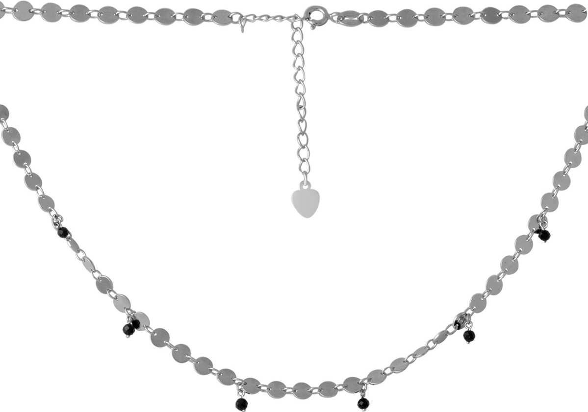 

Серебряное колье SilverBreeze с натуральным шпинелью 2068297 400450 размер, 400-450мм размер