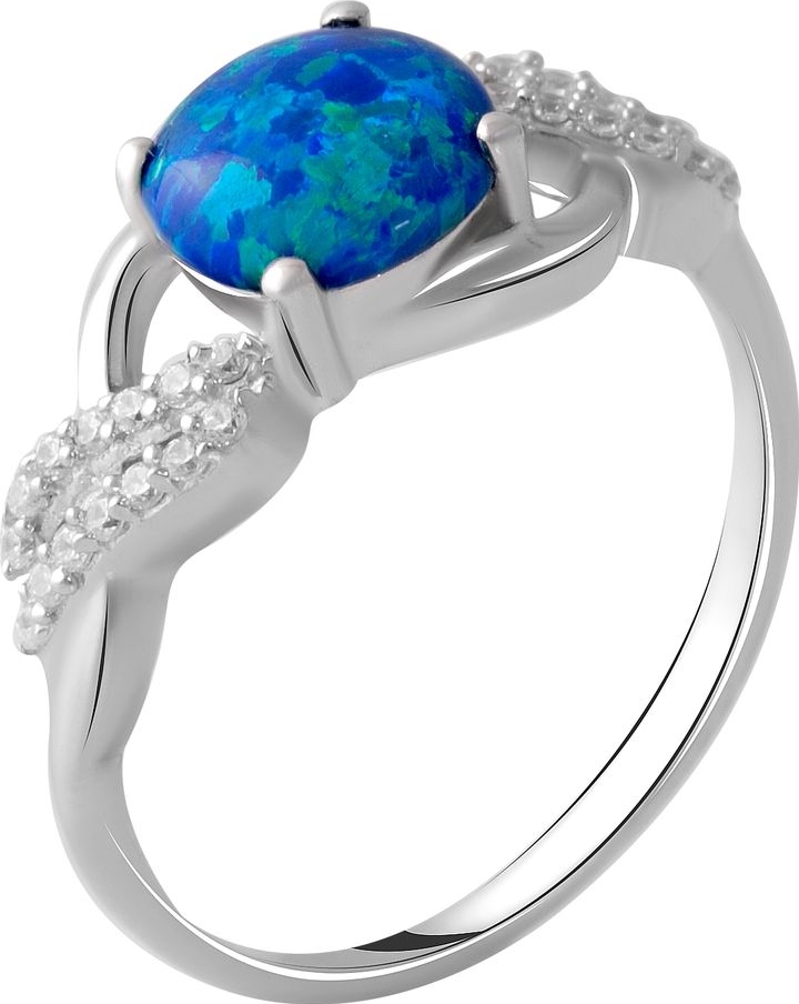 

Серебряное кольцо SilverBreeze с опалом 1.096ct 2050704 18.5 размер, 18.5 размер