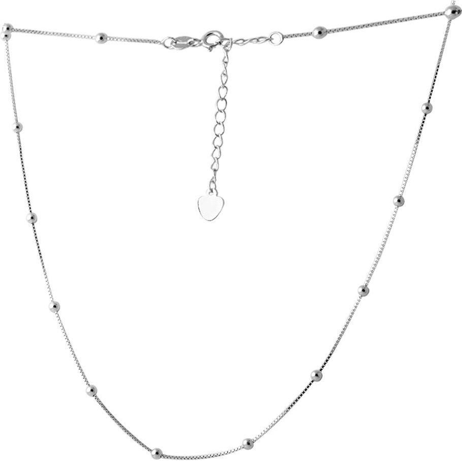 

Серебряное колье SilverBreeze без камней 2066637 450500 размер, 450-500мм размер
