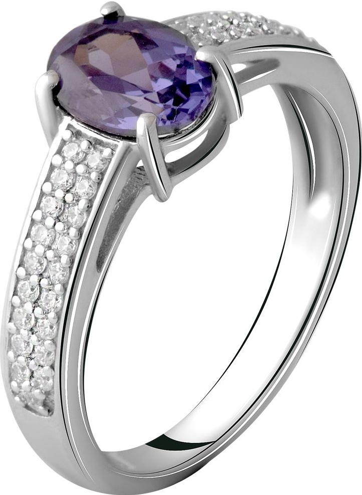 

Серебряное кольцо SilverBreeze с олександритом 1.868ct 2057437 18.5 размер, 18.5 размер