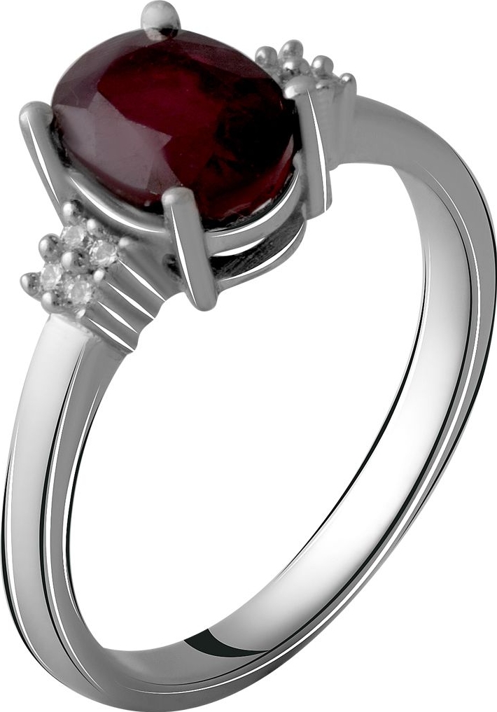 

Серебряное кольцо SilverBreeze с натуральным рубином 2.003ct 2060055 17 размер, 17 размер
