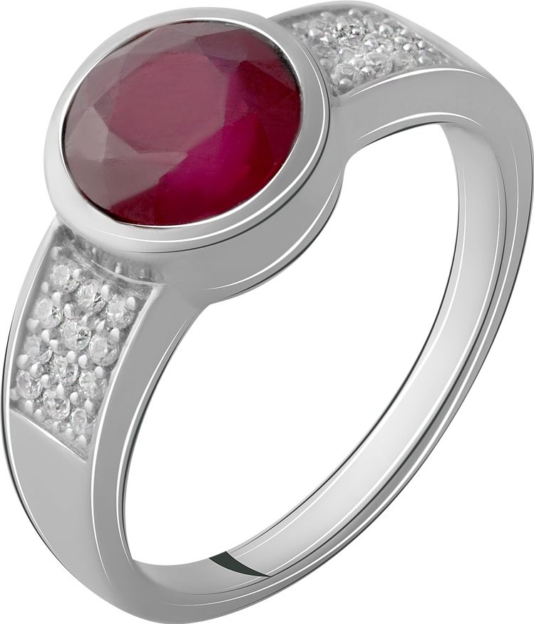 

Серебряное кольцо SilverBreeze с натуральным рубином 3.102ct 2065005 17.5 размер, 17.5 размер