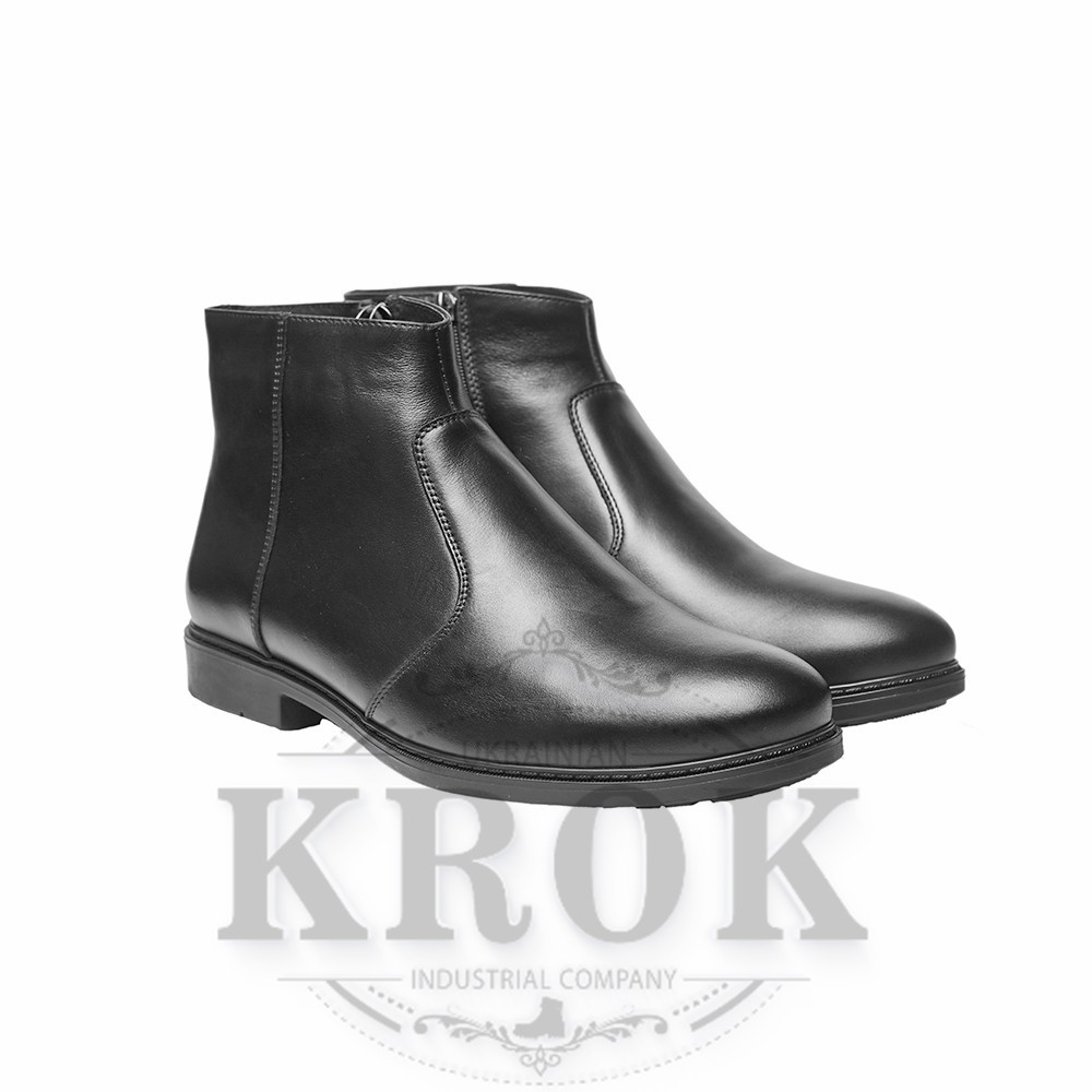 

Ботинки KROK кожанные утепленные 47 черные 3826