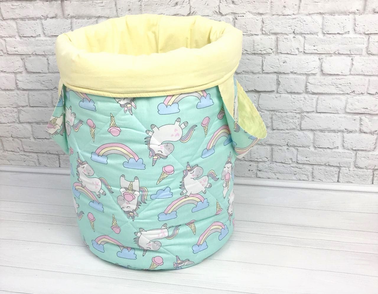 

Корзина для игрушек Moon Time Единорожки 50*35 см