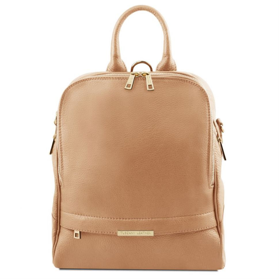 

TL141376 Шампань TL Bag - женский кожаный рюкзак мягкий от Tuscany