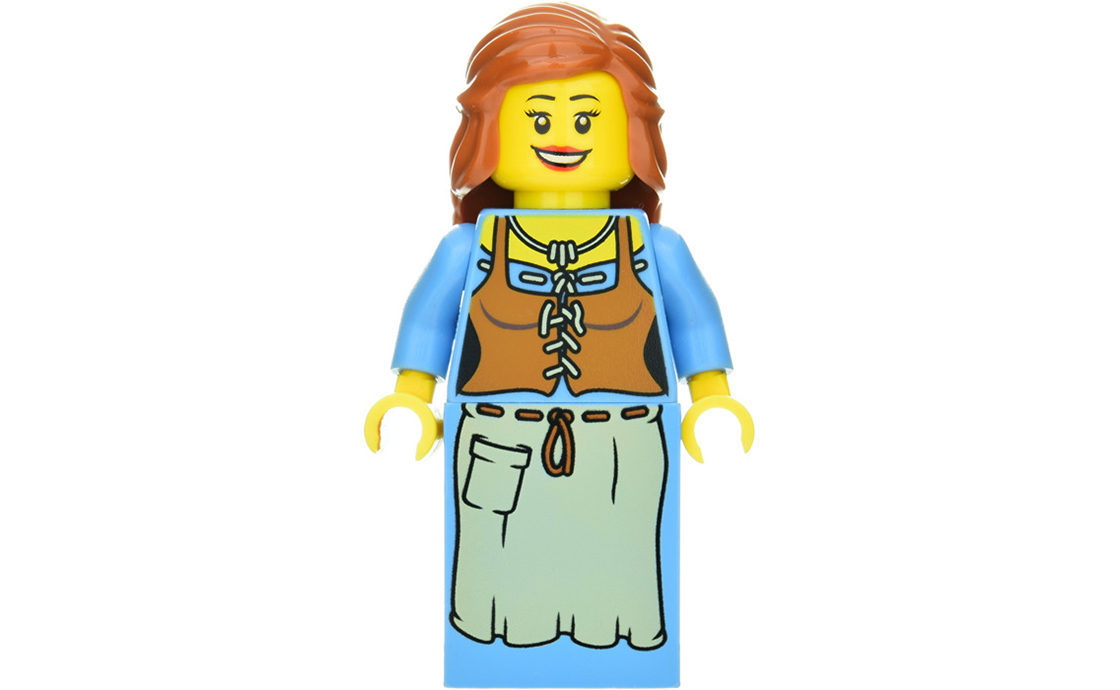 

Конструктор LEGO Peasant, Maiden 1 деталей (cas490-used)