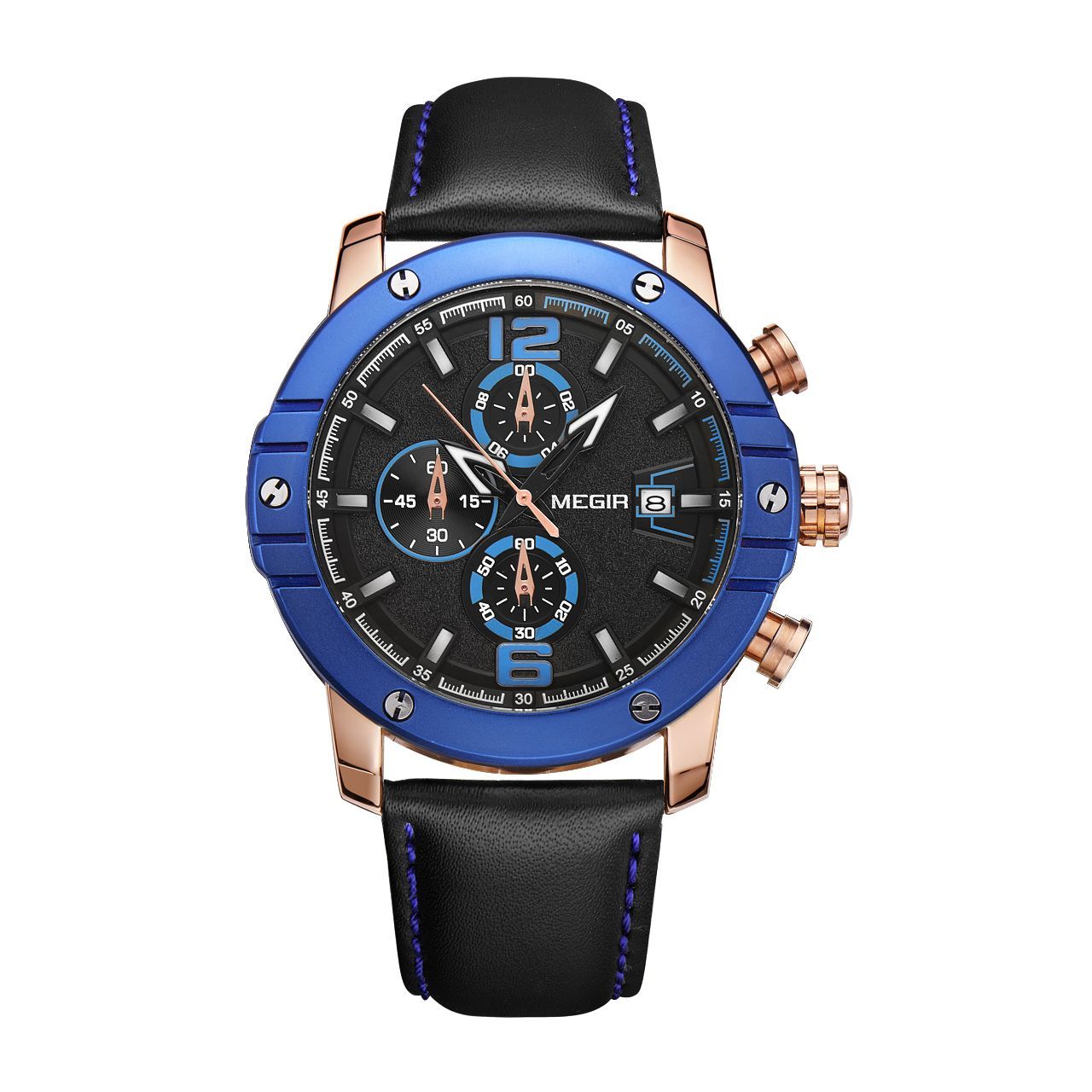 

Часы Megir Blue Black MG2046 (ML2046GREBK-1N2)