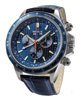 

Часы наручные Seculus 9531.2.504 blue, ss, blue leather