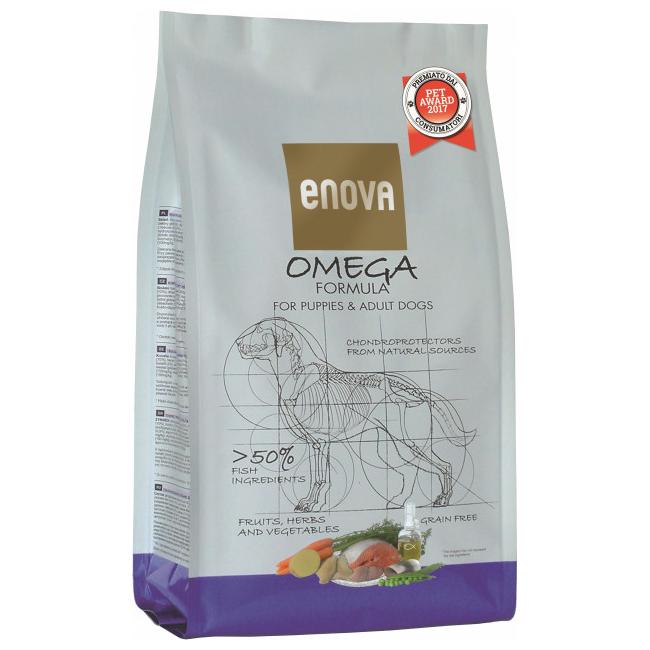 

Сухой корм для взрослых собак всех пород с рыбой ENOVA Omega Formula 12 кг ENOVA BGL-EN-12