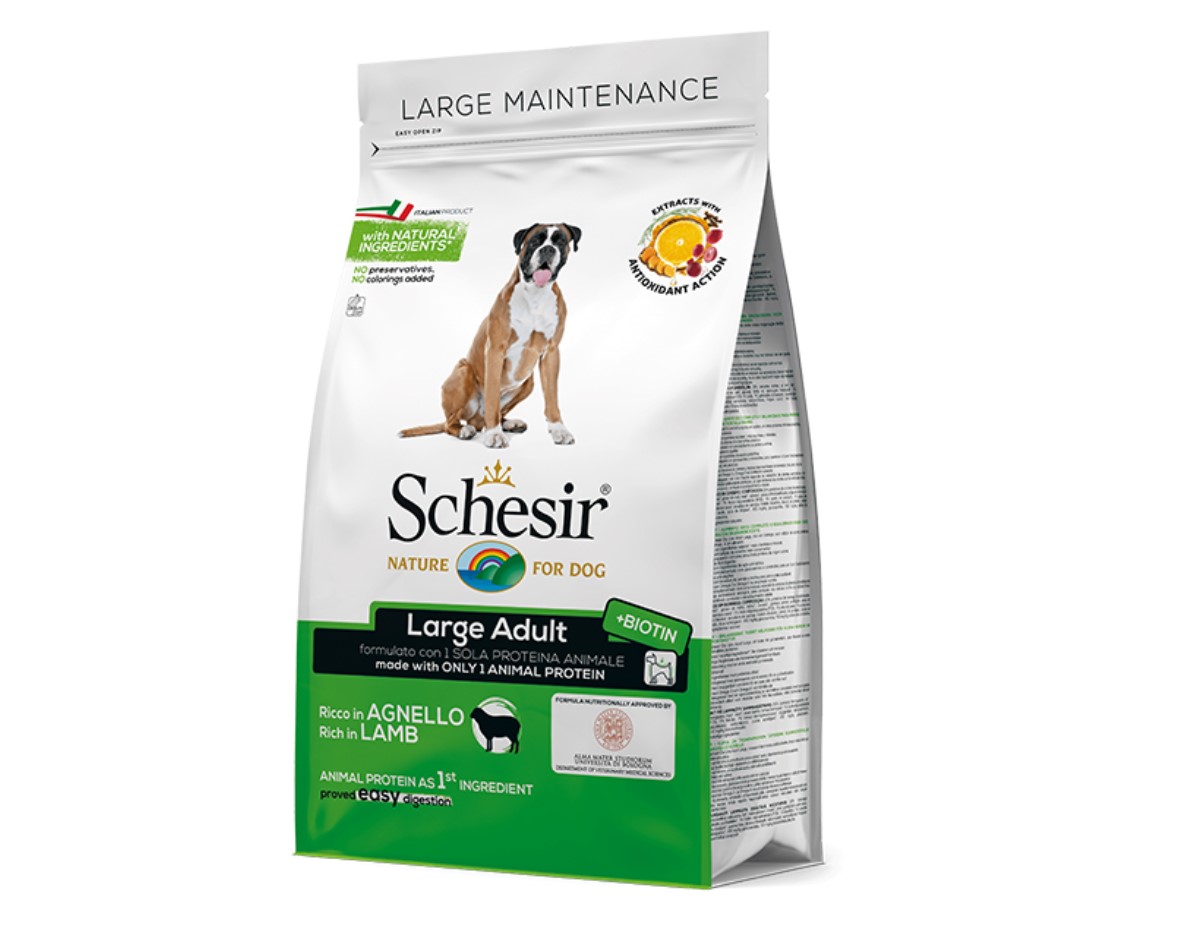 

Сухой корм с ягненком для собак крупных пород Schesir Dog Large Adult Lamb 12 кг Schesir BGL-SH-83
