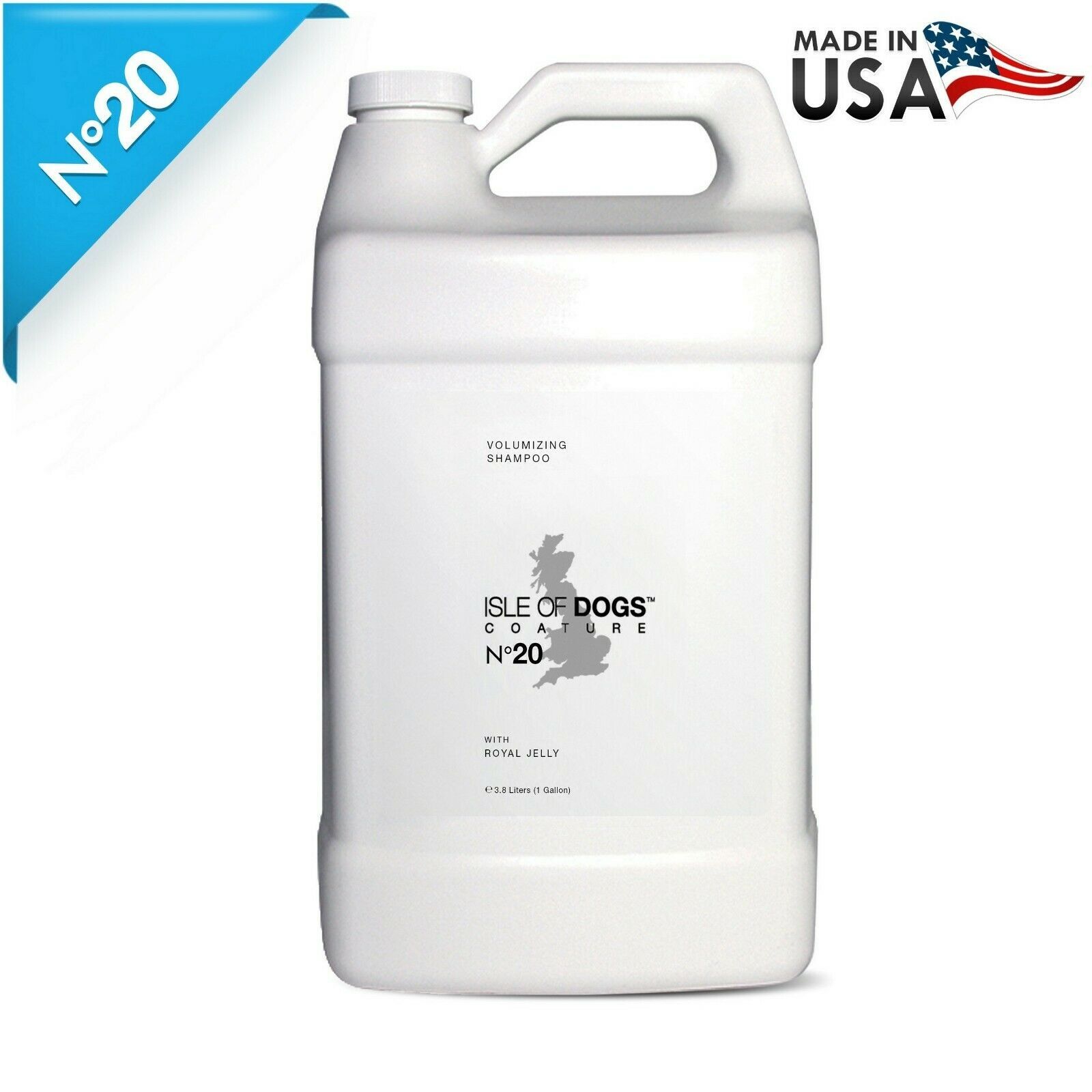 

Шампунь Королевское желе с маточным молочком "No.20 Royal Jelly Shampoo" серии COATURE COLLECTION 3.78 л Isle Of Dogs BGL-IS-64