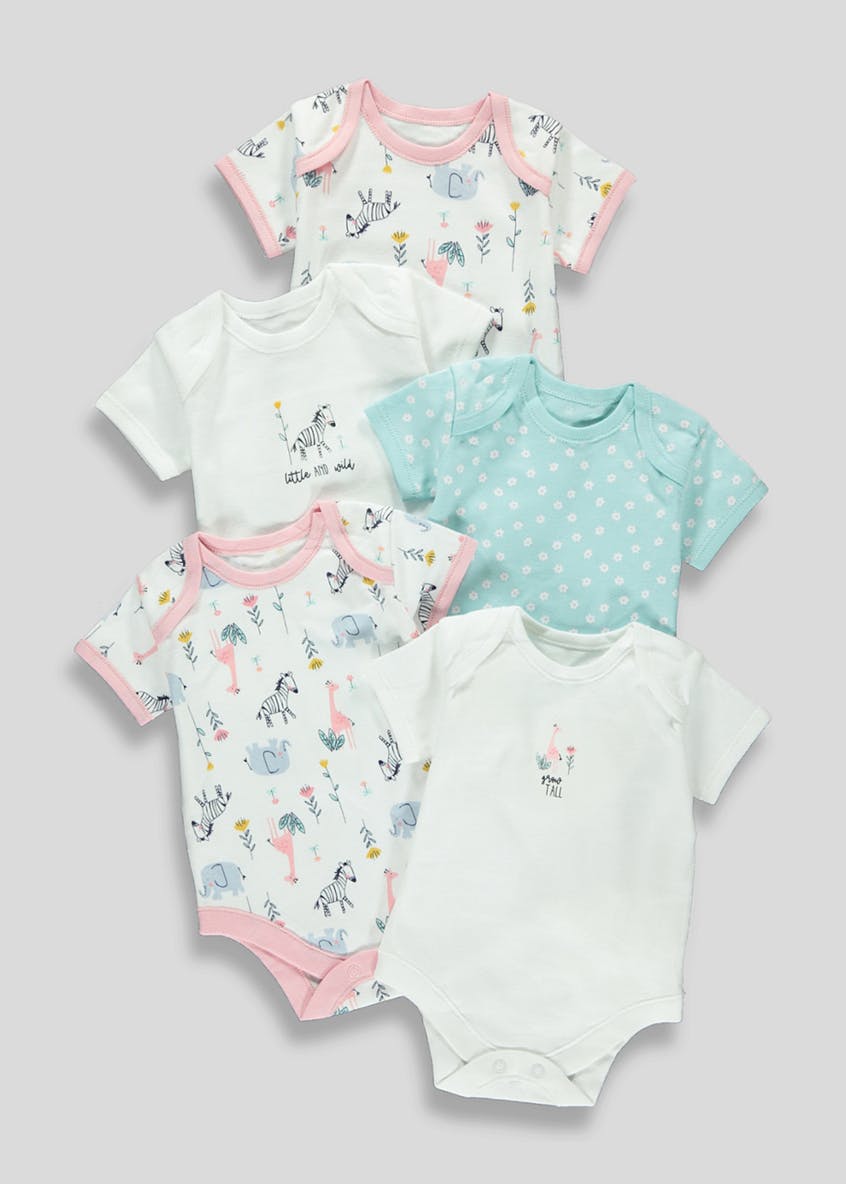 

Боди (5 штук) Matalan Р90007 62-68 см Цветной (P-6910806230175)