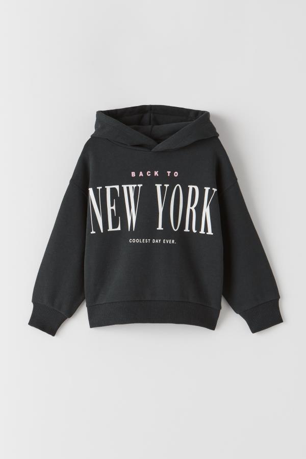 

Кофта худі Zara д5880 чорна 152