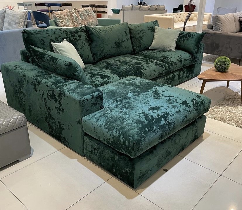 

Угловой диван Коломия Home 290см 200см зеленый